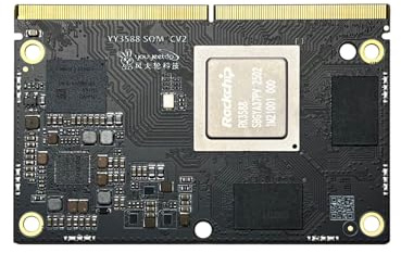 youyeetoo YY3588 Single Board Computer - RK3588 SoC,6TOPS NPU, 4/8/16/32GB RAM, 4G/LTE/NFC Support, 4K/8K Video Codec, Multi-Interface Expansion for Edge AI & IoT (4GB RAM+32GB eMMC,SOM-Board)