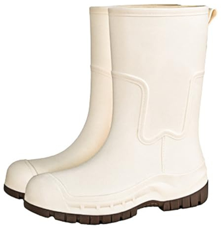 HOOUDO Stivaletti Donna Ciabatte Giardino Donna Estivi Morbidi da Pioggia Hunter Impermeabilizzante Scarpe Scarpe Trekking Impermeabili