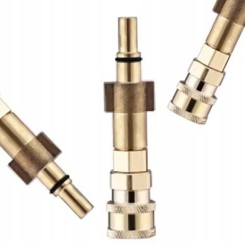 Rosfix Pressure Washer Adapter 1/4 QC - Bayonet 12 mm, 160 Bar, 60 °C | Compatible with Bosch, Black+Decker, Makita, Stanley | Quick Coupling Accessory