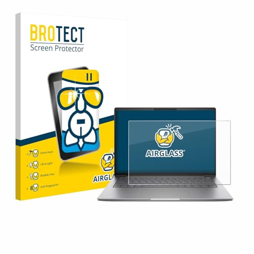 BROTECT Schutzglas für HP ZBook 8 G1a 14 | Transparenter Displayschutz Made in Germany Schutzfolie Panzer Folie Glas 9H Anti-Fingerprint Einfache Montage Clear