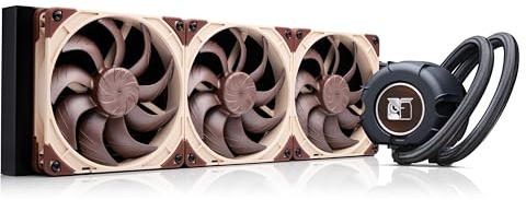 Noctua NL-LC1-42 chromax.black, Refrigeración CPU AIO de 420mm | Refrigeración Silenciosa Líder del Sector, Radiador Grosor 30 mm, Absorción de Ruido, para Intel y AMD, 3 Ventiladores 140mm