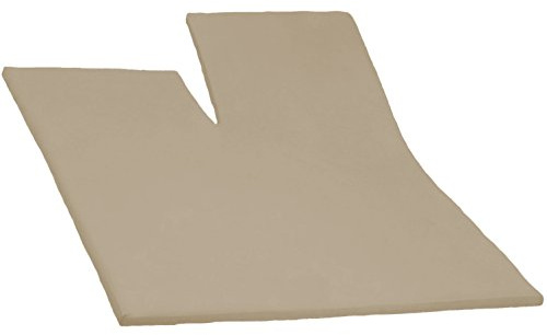 Dormisette Split Topper Spannbettlaken Boxspring Bett 180-200 x 200-220 cm (Sand, EIN Einschnitt)