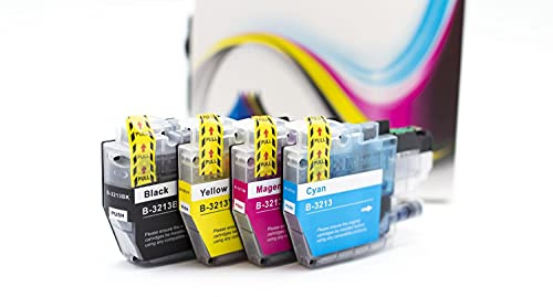 B-3213BK/C/m/Y Ink cartridges Compatible for Brother DCP-J772DW, DCP-J774DW, MFC-890dw, MFC-J895DW