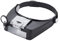 PHOEWON Headband Magnifier with LED Light, 1.5x to 8x Magnification, Black, Glass Lens, Suitable for Reading, Jewelry, Crafting, LED Light Headlamp