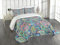 ABAKUHAUS Paisley Tagesdecke Set, Bohem Ethnische Bunte, Set mit Kissenbezug Sommerdecke, für Einzelbetten 170 x 220 cm, Mehrfarbig