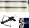 YAMAXUN 60PCS Aluminium Armbrust Bolzen Bogen Pfeile für 6,3 Stahlspitzen Jagdpfeile Für 50-80 Pfund Mini Armbrust bolzen alu Bogenschießen pistolenarmbrust Armbrustpfeile (Enthält Keine Armbrust)
