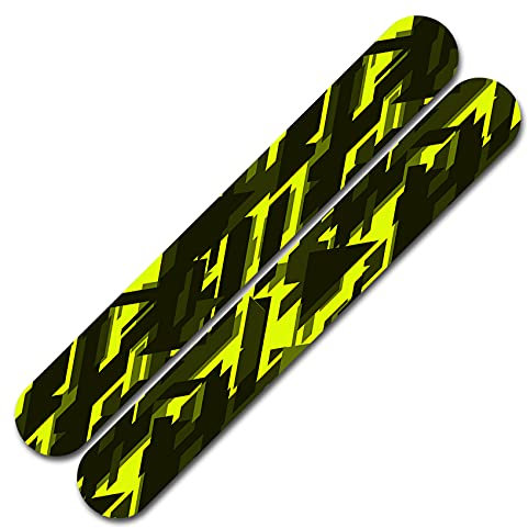 Finest Folia Fahrrad Kettenstreben Schutz Aufkleber Folie Lackschutz R160 (13 Future Neon Gelb)
