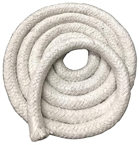 Jonoisax Joints De Corde-Joints De Corde De Fibre Céramique, Tresses Circulaires, Joints À Haute Température pour La Coulée De Four De Chaudière,8mm*10m