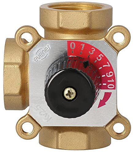 3-Wegemischer Typ 3l Easyflow IG DN20 3/4 IG KV6,5 Messing 3-Wege-Mischer