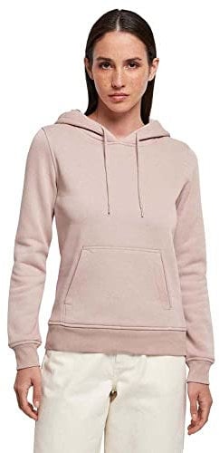 Build Your Brand Damen Ladies Heavy Hoody Kapuzenpullover, duskrose, 3XL