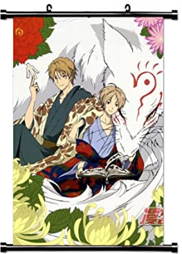 KarmaX Großes 60x90CM Pakt der Yokai Kakemono Rollbild | Anime Manga Stoffposter Wallscroll | Wanddeko Geschenk | Motiv: Takashi