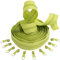 Aerzetix - C62523x5-C62592x10 - Kit di Cerniera Lampo Spirale 5m N°3 Colore: Verde Lime + 10 cursori N°3 Non bloccabile Colore: Verde Lime - in Metallo - merceria Cucito