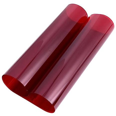 Hemobllo 3pcs Wide Application Light Filters Red Cellophane Frosted Film Photography Gels Classroom Light Filters Stage Lighting