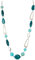 FULU AUTUMN Lange Perlenkette Damen Boho Lange Stein Kette Statement Schmuck Beste Freundin Geschenke(07-Sea green)