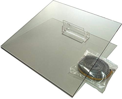 Kaminscheibe SENDEO Schott ROBAX Glaskeramik (4mm, 280x260mm)