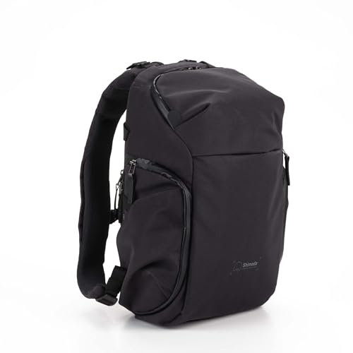 Shimoda Urban Explore Camera Backpack - Carry-On, Removable Insert, Capture Clip Mount, Quick Access, Tripod/Gimbal Pockets, Hidden AirTag/Passport Pockets (Black, 25 litre)