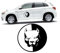 KICHOUSE Bull Dog Auto Aufkleber Computeraufkleber für Laptop LKW Laptop-Aufkleber Wände Autoaufkleber Pitbull-Aufkleber reflektierend Applikationen Superheld Bulldogge