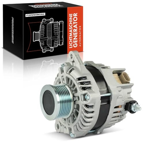 Frankberg Lichtmaschine Generator 150A 2-Polig Kompatibel mit NP300 Navara D40 2.5L 2005-2024 Murano II Z51 2.5L 2010-2014 Pathfinder III R51 2.5L 2005-2013 Replace# A002TX1781