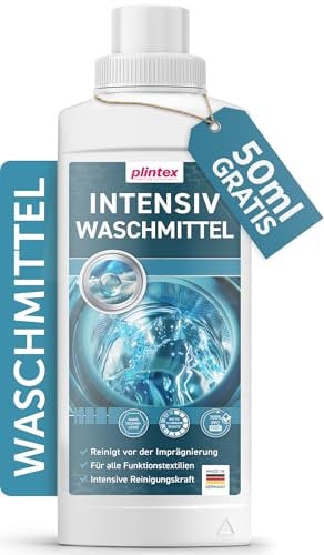 PLINTEX® Intensiv Waschmittel für Funktions- und Outdoorbekleidung - 550ml - Spezialwaschmittel für Gore-Tex, Softshell & Skibekleidung | Haut- und materialschonend