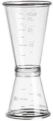 Jigger - Taza medidora para vino o cóctel de doble chupito, talla S/L