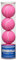 MBFISH Tennisbälle, 4 Pack Tennisbälle für Anfänger, Training Tennisball mit Sprungkraft, freundlich für Hunde-Tennisbälle (Rosa)