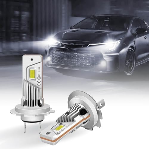 NUROTA H7 Halogen Autolampe – 12V 55W, geeignet für Abblendlicht, H7 Auto Lampe Birne, Abblendlicht Lampe, 6000K Plug & Play, 500% Helligkeitssteigerung-6500K