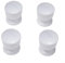 4/8 piezas blancas para soporte de hueveras, duras, suaves, hervidas, para soportes de huevos, tazas, plástico ligero individual para soporte de huevos, utensilios de cocina, herramientas para