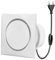 100mm Ventilateur de Salle de Bain avec Interrupteur, Ventilation des Salles de Bain et Toilettes avec Clapet Anti-Retour pour Cuisine, WC, VMC