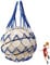OUDQFCJ Ballnetz Net Tasche Tragbare Ballnetz Sports Ball Ballnetz für Fußball, Basketball Ballnetz 1 Ball Hoher Dicke Haltegriffe