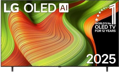 LG OLED77B59LA TV 77 Zoll (195 cm) 4K OLED AI TV (α8 Gen2 4K AI Prozessor, webOS 25, 120Hz) [Modelljahr 2025]