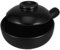 Ciieeo cazuela olla de barro para cocinar salsa con tapa ollas de terracota ollas de cerámica sopa pequeña bote de ramen pequeñas ollas de sopa olla de arroz Arcilla Black
