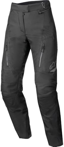 Alpinestars Stella ST-1 wasserdichte Damen Motorrad Textilhose, schwarz, 2XL | Wasserdicht