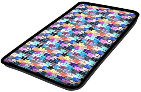 Arco Katzenkissen für die Fensterbank 25x55cm Bequemes Katzenbett mit wasserdichtem Codura-Bezug, elastischer Schwammfüllung, maschinenwaschbar (MIAU, 25x55cm)