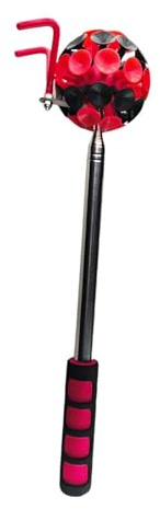 Ronyme Perche de récupération de Disque de Golf, Accessoires de Golf avec Ventouse, en Acier Inoxydable, télescopique Pratique pour l'eau