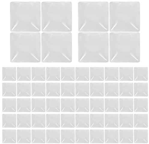 ABOOFAN 100 Stück Transparente Glas Nagellackkarten Doppelseitig Nutzbar zur Präsentation von Nagellackfarben und Nagelkunst im Salon
