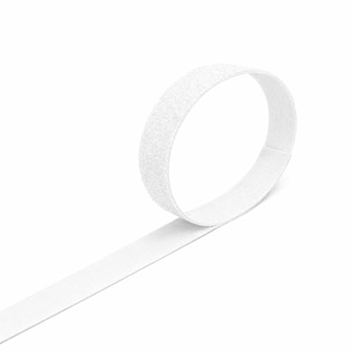 VELCRO Brand ONE-WRAP Rouleau de ruban adhésif dos à dos, 20 mm de large, réutilisable, auto-agrippant pour gestion des câbles, sangle auto-agrippante à longueur découpée, options de rouleau de 1 à 25