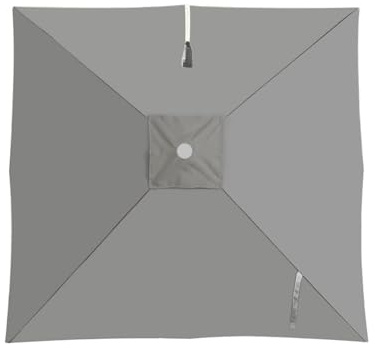 8 Varillas Toldo De Repuesto Para Sombrillas Voladizas Cuadrada 3x3m 2.5x2.5m, Lona Cubierta De Recambio Para Parasol Exterior Rectángulo 4x3m, Patio Mesa Jardín Piscina Playa(Top color,3X3m)