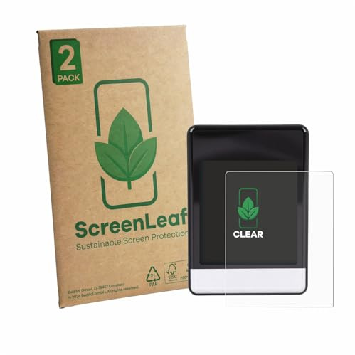ScreenLeaf 2 Stück Schutzfolie für Asixxsix Bike Computer [nachhaltiger Displayschutz, Folie, transparent, kratzfest]