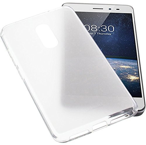 foto-kontor Tasche kompatibel mit TP-Link Neffos X1 Lite Gummi Hülle TPU Schutz Handytasche transparent