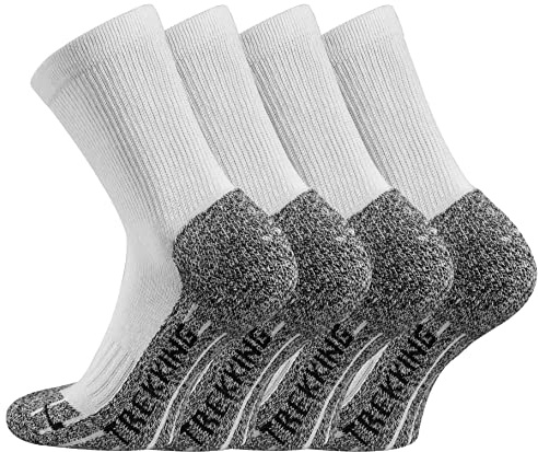 7 Monate Anti-Loch-Garantie 4 Paar unisex Coolmax Trekking-Wandersocken