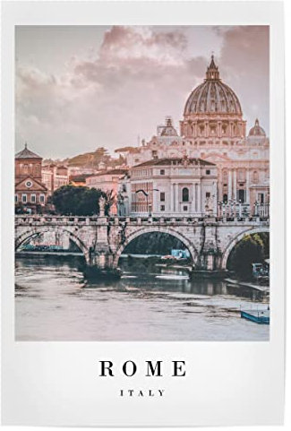 artboxONE Poster 30x20 cm Rom Städte Romantic Rome hochwertiger Design Kunstdruck - Bild Italy Vacation