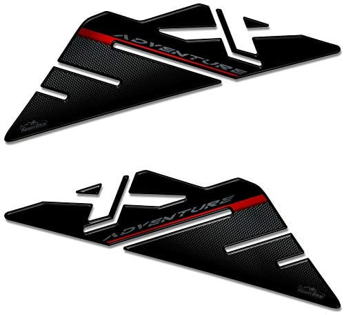 Resin Bike Aufkleber für Motorrad Kompatibel mit Honda NC750X 2016 2020. Seitenschutz für den Tank vor Stößen und Kratzern. Paar 3D-Harzklebstoff - Stickers - Made in Italy