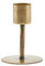 House Doctor Kerzenständer, Anit, h: 7 cm, Dm: 5 cm, Glas, Eisen, Antikes Messing