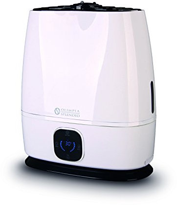 Olimpia Splendid Limpia Water Tank Humidifier With Remote Control And 8H Timer, White, 6 liters