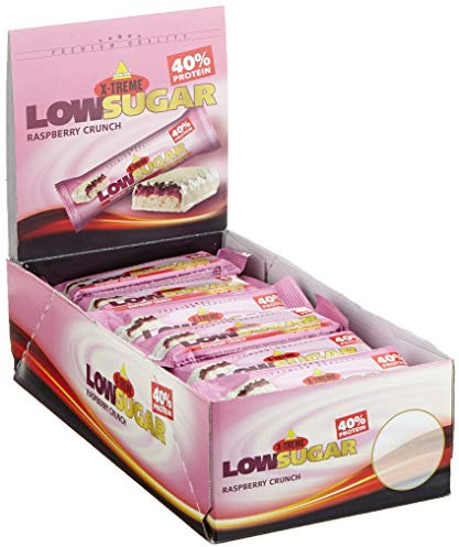 X-TREME Low Sugar Riegel, Raspberry Crunch, Display 24 x 65 g