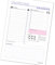 Tagesplaner Block mit 50 Blatt A4, mit Zeitplan, To-Do Liste inkl. Priorisierung, Notizblock und Erinnerungshilfe für Trinken und Pausen, dein Alltagshelfer für mehr Produktivität 2024 (rosa)