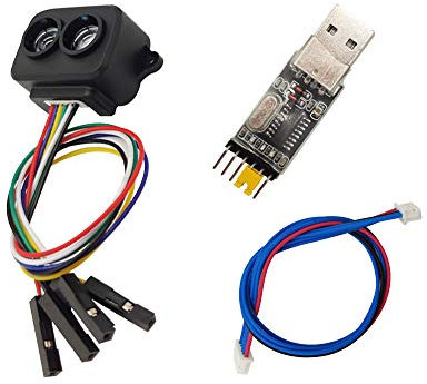 SmartFly Info TF-Luna Lidar-Sensor 0,1–8 m Kurzstreckenentfernung, Einpunkt-Rangefinder-Modul, UART/I2C, kompatibel mit Pixhawk, Arduino und Raspberry Pi für Drohne/Roboter Hindernisvermeidung