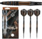 Harrows Noble 90% Tungsten Black Darts | Darts-Set mit Stahlspitze| 21g, 22g, 23g, 24g, 25g & 26g | Enthält Supergrip-Carbonschäfte und 100-Mikron-Noble-Flights (25g)