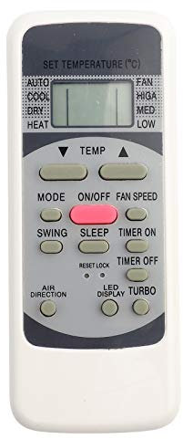 Mando a distancia para acondicionador de aire, nuevo mando a distancia de repuesto original universal de bajo consumo de moda portátil, para Midea R51 / E R51 / CE R51M / CE R51D / E R51M / BGE R51M /