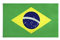 stormflag Brasilien-Flaggen, 90 x 150 cm, Polyester-Seide, 90 g, mit Ösen und doppelt genäht.